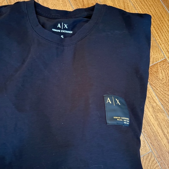 Armani Exchange Black Short Sleeve Tee Classic Crew Neck set of 3 1 navy & black - Picture 1 of 4
